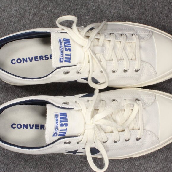 Converse Star Player 76 Classic White Navy Unisex Shoes A08539C Mens Size 11 - Picture 11 of 13